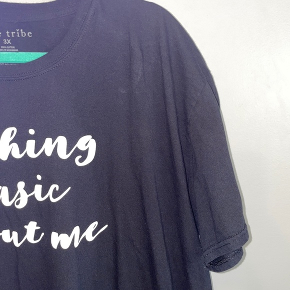 EUC Love Tribe Nothing Basic About Me Graphic Tee Size 3X - Picture 5 of 7